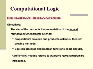 Computational Logic
