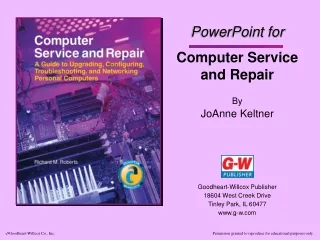 PowerPoint for Computer Service and Repair
