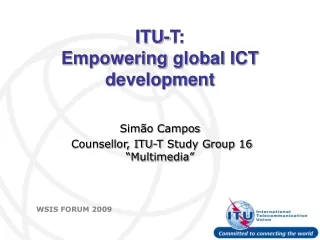 ITU-T: Empowering global ICT development