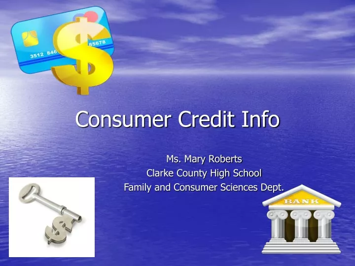 consumer credit info