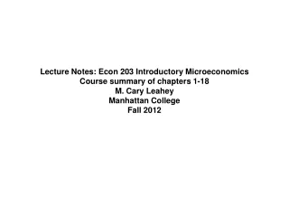 Chapter 1: The nature of economics; what is economics all about