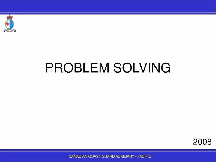 problem solving