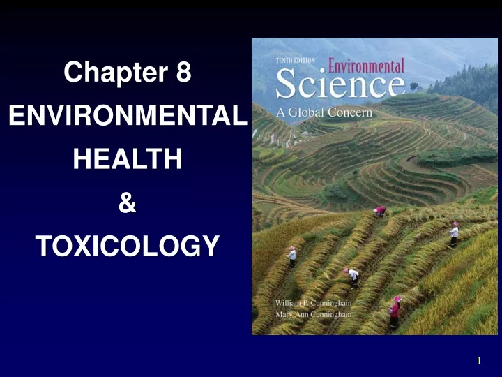 chapter 8 environmental health toxicology