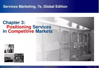 Chapter 3: Positioning  Services in  Competitive Markets
