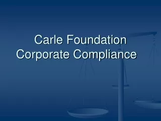 Carle Foundation Corporate Compliance