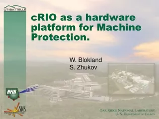 cRIO as a hardware platform for Machine Protection.