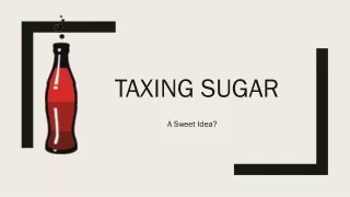 Taxing sugar