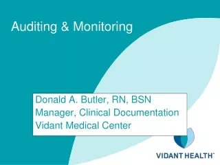 Auditing &amp; Monitoring