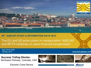 43 r d ASECAP Study &amp; Information Days  2015