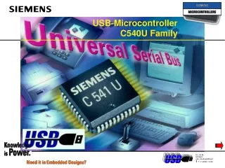 USB-Microcontroller C540U Family
