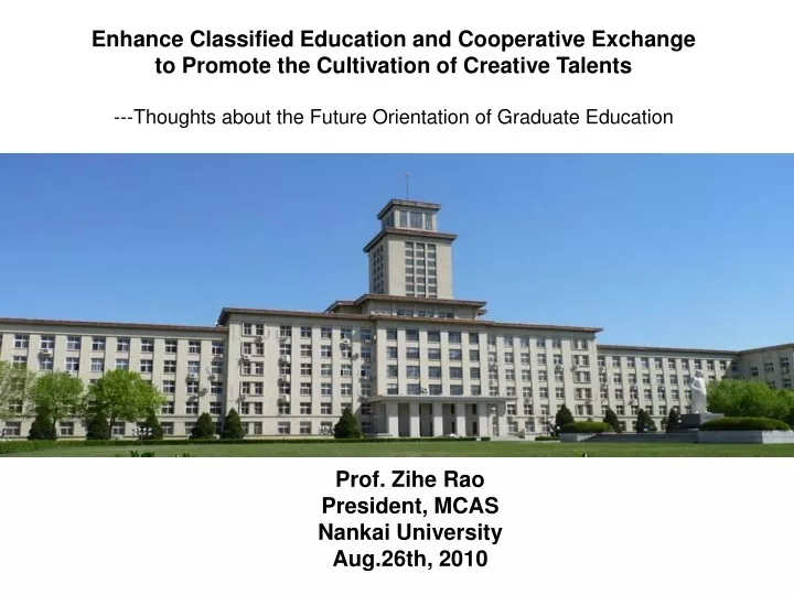 enhance classified education and cooperative