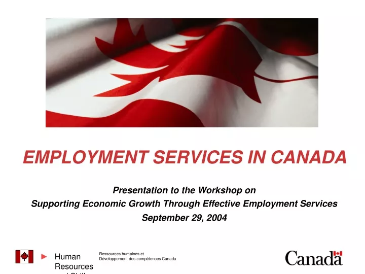 employment services in canada