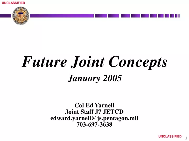 future joint concepts january 2005