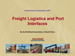 Freight Logistics and Port Interfaces