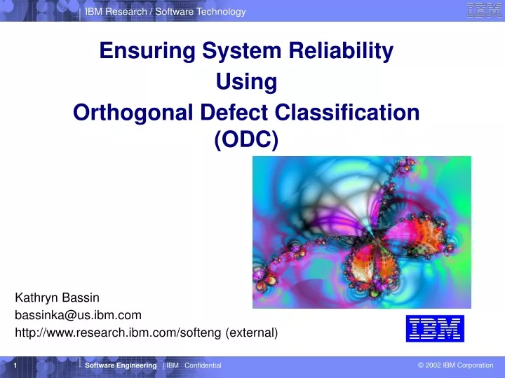 ensuring system reliability using orthogonal
