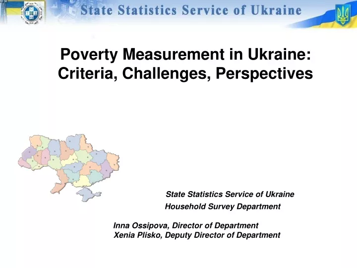poverty measurement in ukraine criteria
