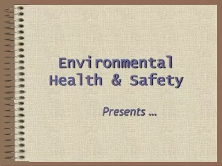 Environmental  Health &amp; Safety