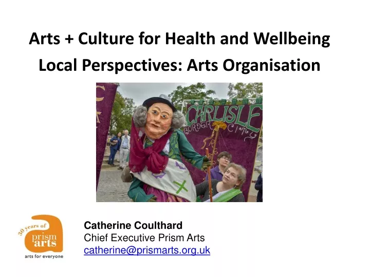 arts culture for health and wellbeing local perspectives arts organisation