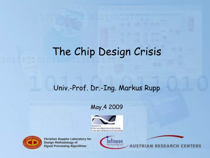 the chip design crisis