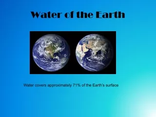 Water of the Earth