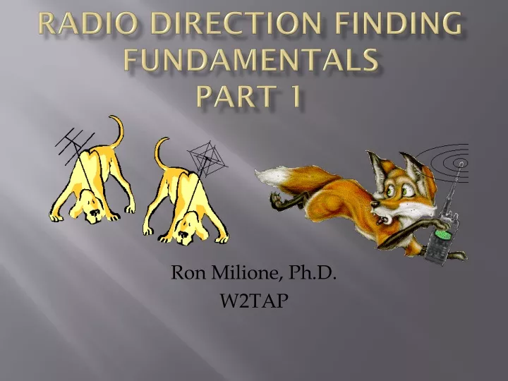 radio direction finding fundamentals part 1