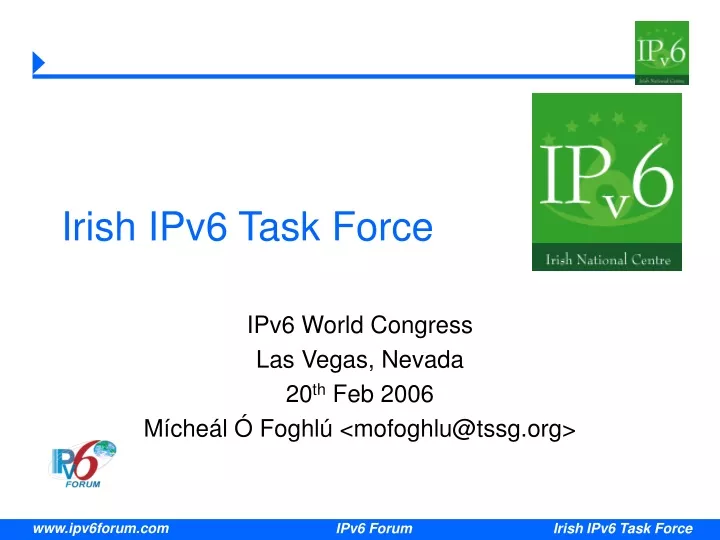 irish ipv6 task force