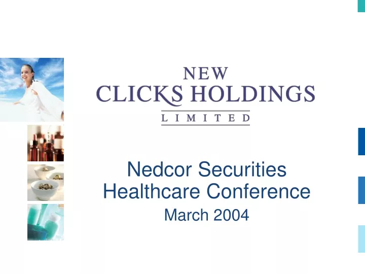 nedcor securities healthcare conference march 2004