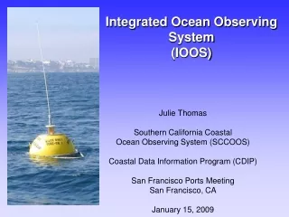 Integrated Ocean Observing System  (IOOS)