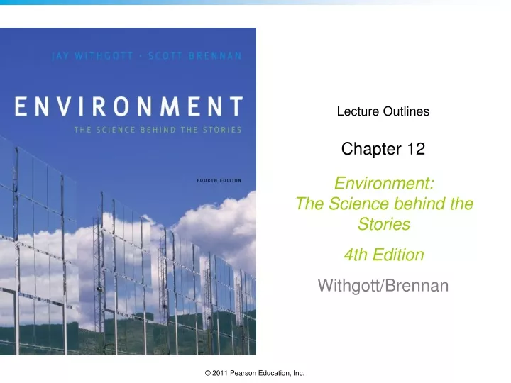 lecture outlines chapter 12 environment