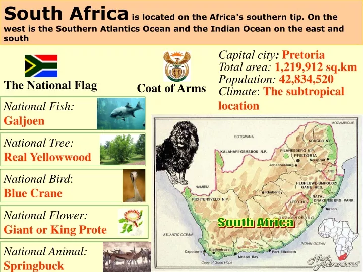 south africa is located on the africa s southern