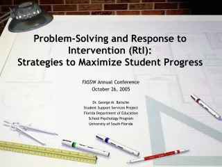 Problem-Solving and Response to Intervention (RtI): Strategies to Maximize Student Progress