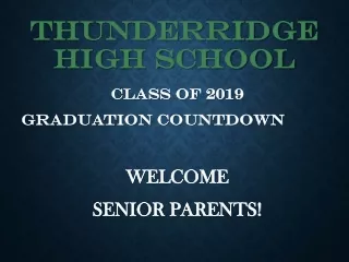 ThunderRidge  High School