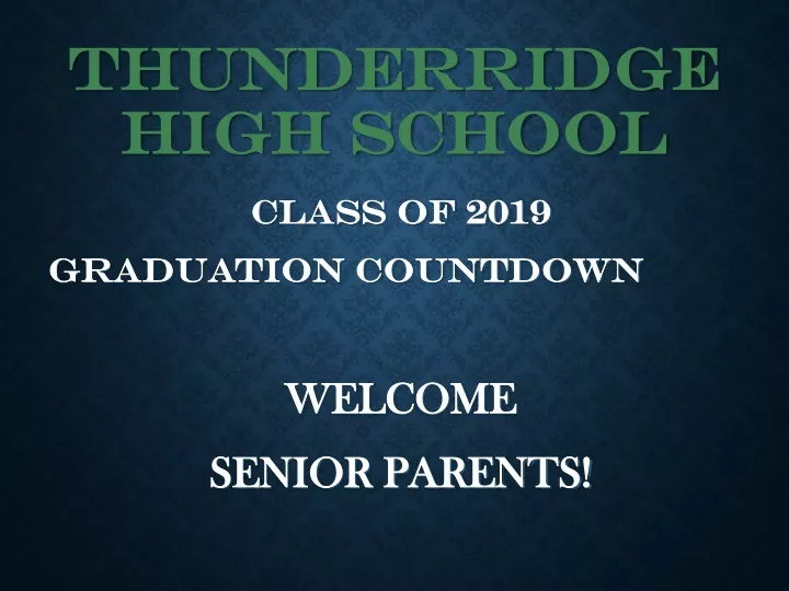 thunderridge high school
