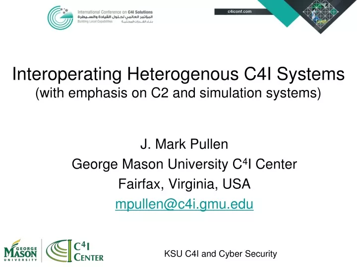 interoperating heterogenous c4i systems with emphasis on c2 and simulation systems
