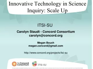 Innovative Technology in Science Inquiry: Scale Up