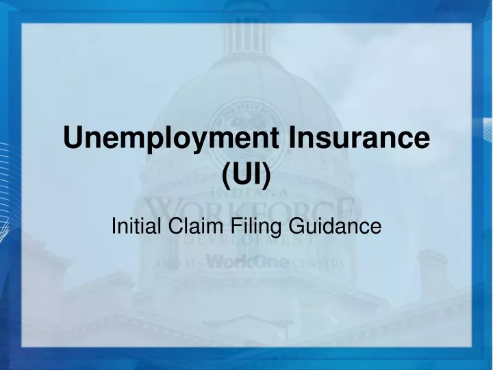 unemployment insurance ui