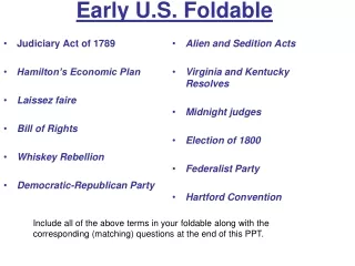 Early U.S. Foldable