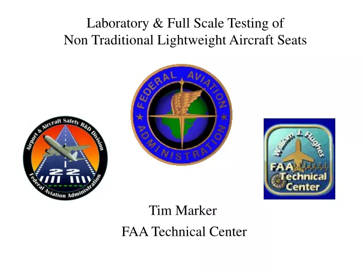 laboratory full scale testing of non traditional