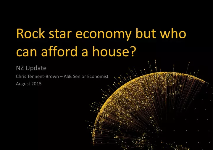 rock star economy but who can afford a house