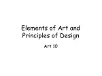 Elements of Art and  Principles of Design