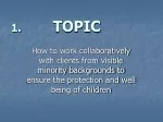 1.           TOPIC - slide 1