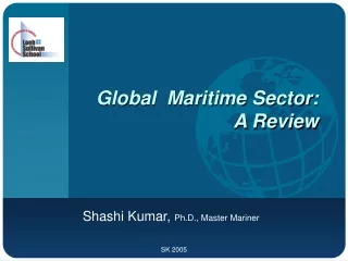 Global  Maritime Sector: A Review