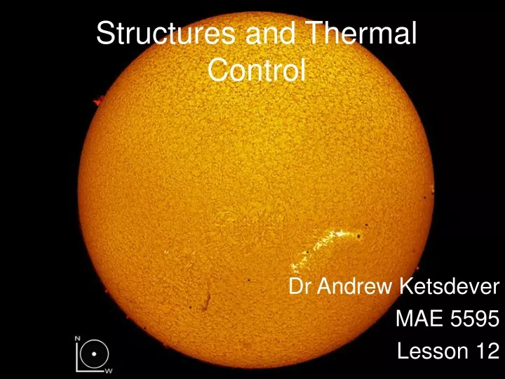 structures and thermal control