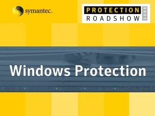 Symantec Backup Exec 11d  Protecting Your Data Wherever It Resides