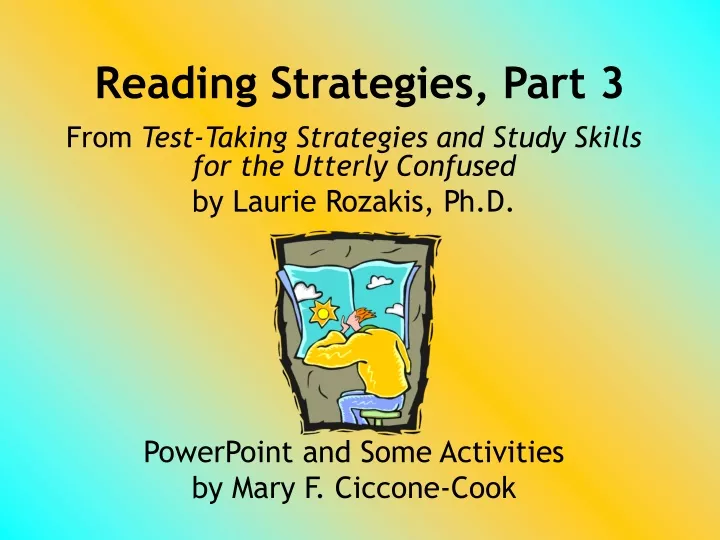 reading strategies part 3