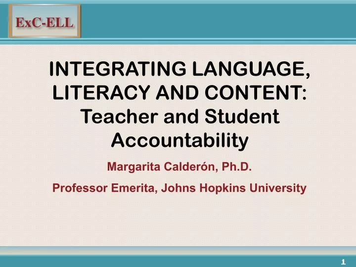 integrating language literacy and content teacher