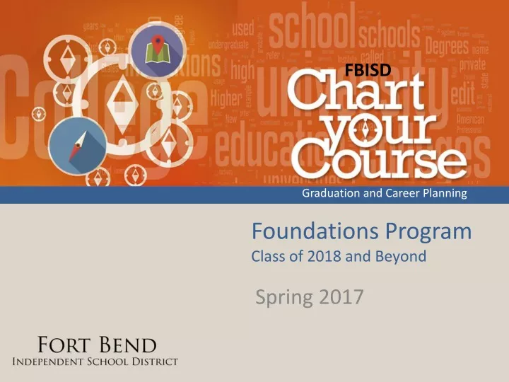 foundations program class of 2018 and beyond