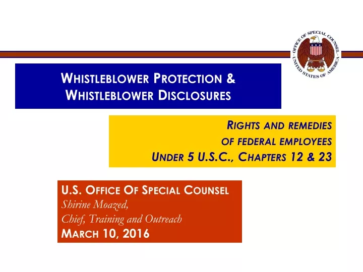 whistleblower protection whistleblower disclosures