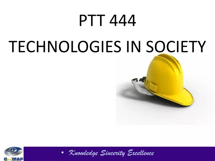 ptt 444 technologies in society