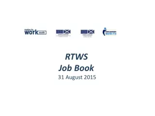 RTWS  Job Book  31 August 2015